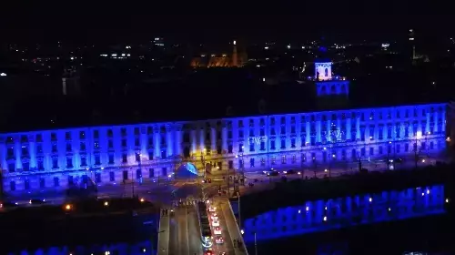 Flash Event Washer LED 4415 IP65 en la Espectacular Iluminación de la Universidad de Wrocław