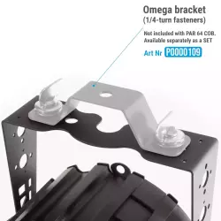 PAR64 LED P250 WW 22/5200K WHITE