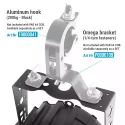 PAR64 LED P250 WW 2000+9000K