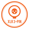 XLR 3-pin