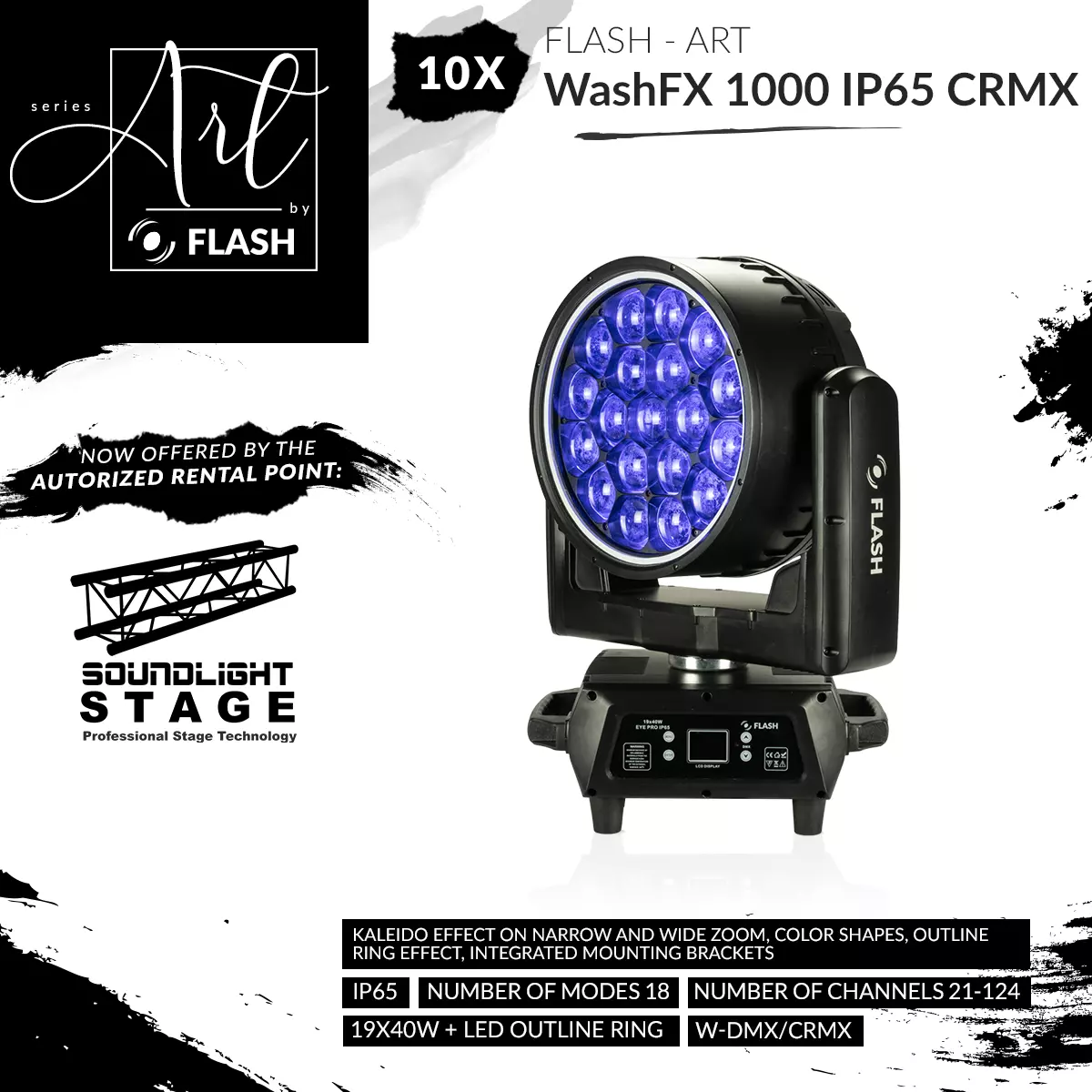 WashFX 1000 IP65 CRMX