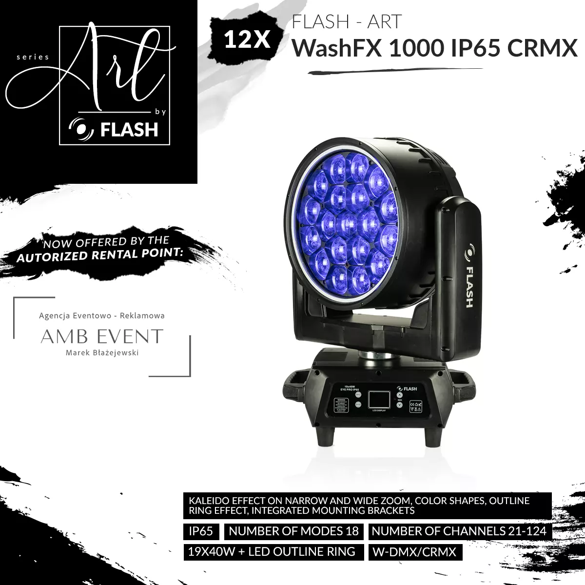 WashFX 1000 IP65 CRMX