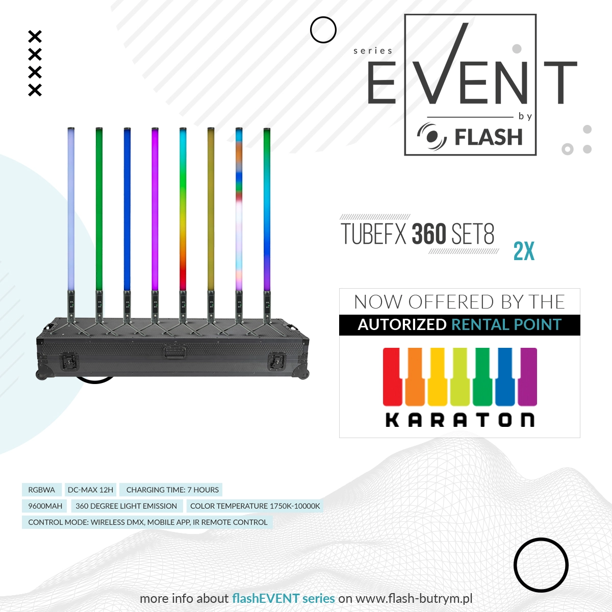 TubeFX 360 IP WDMX SET8