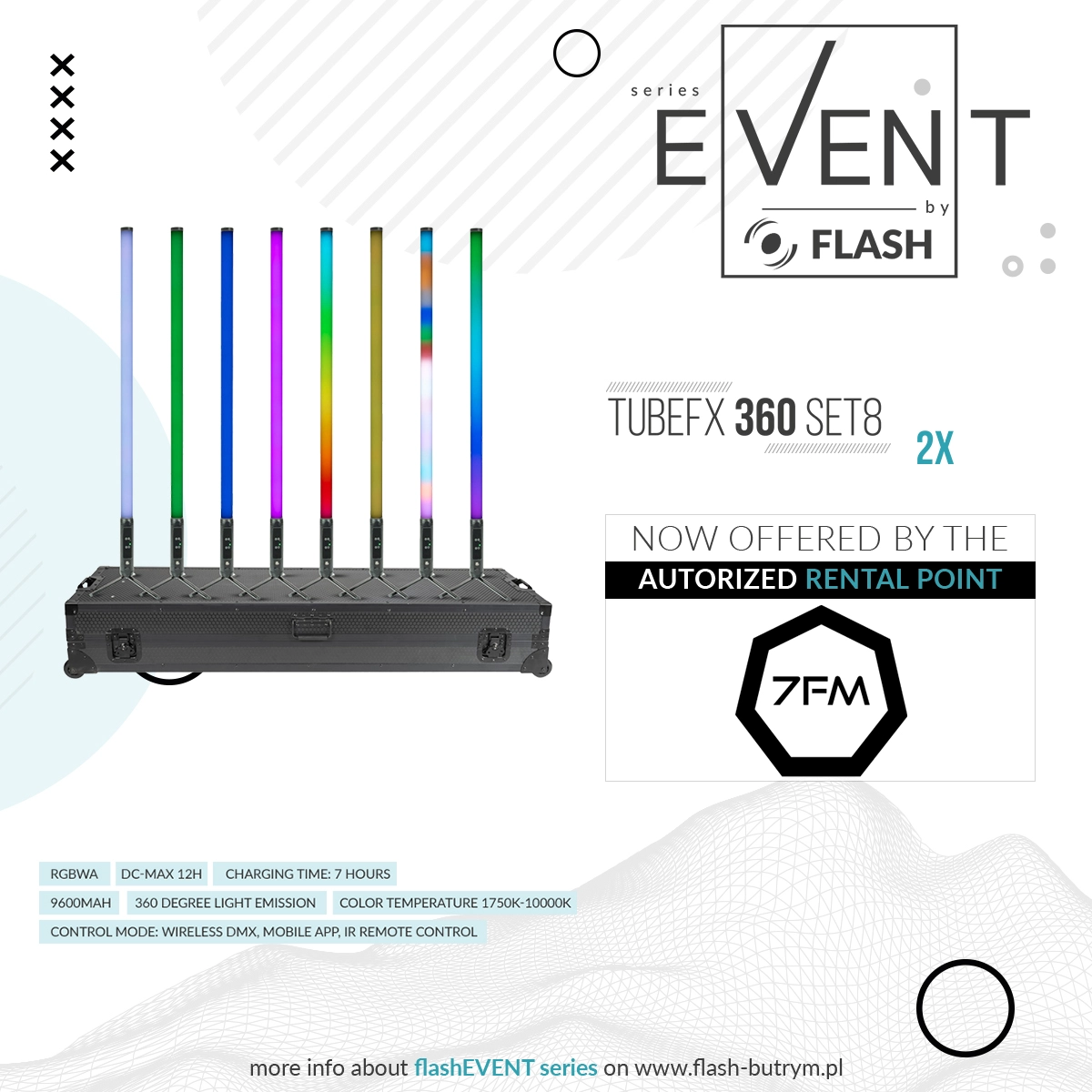 TubeFX 360 IP WDMX SET8