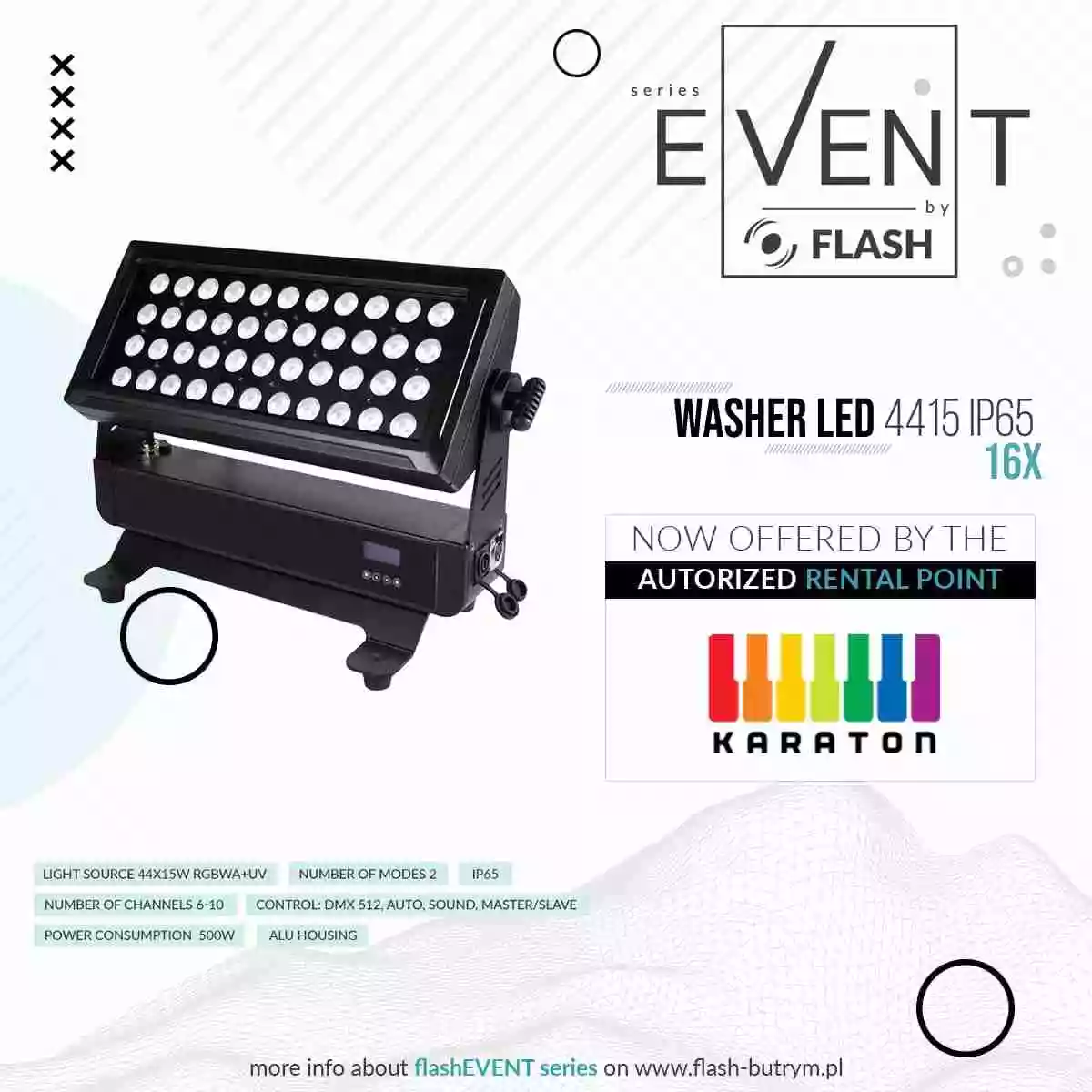 WASHER LED 4415 IP65