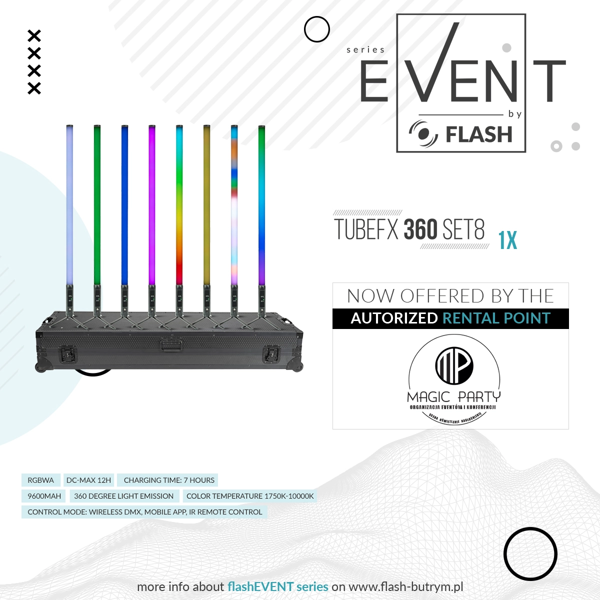 TubeFX 360 IP WDMX SET8