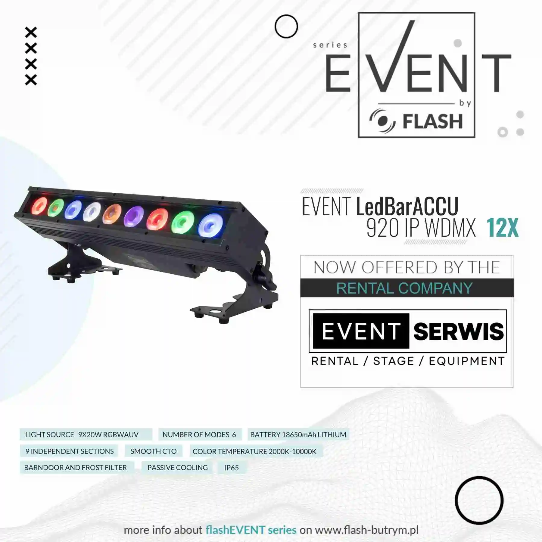 LedBarACCU 920 IP WDMX