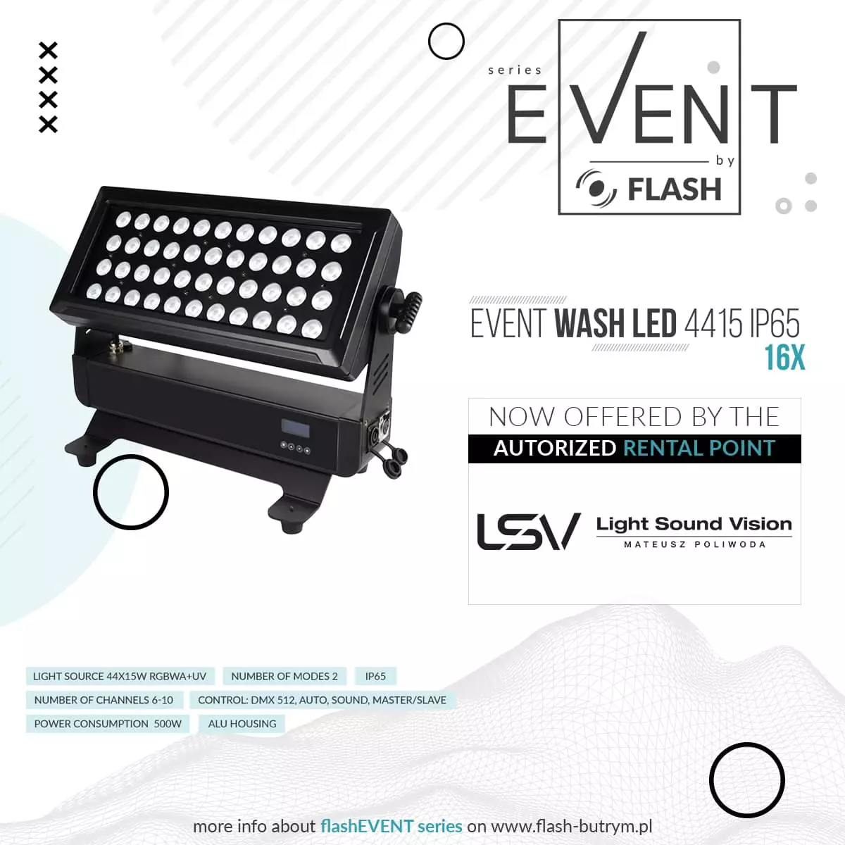 WASHER LED 4415 IP65