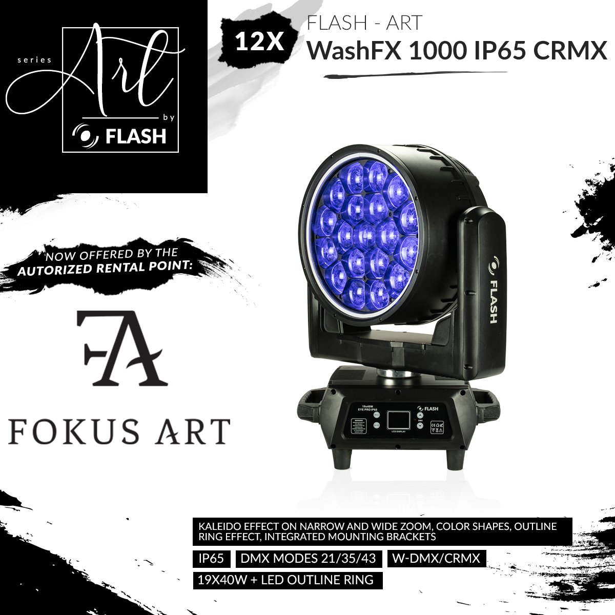 WashFX 1000 IP65 CRMX