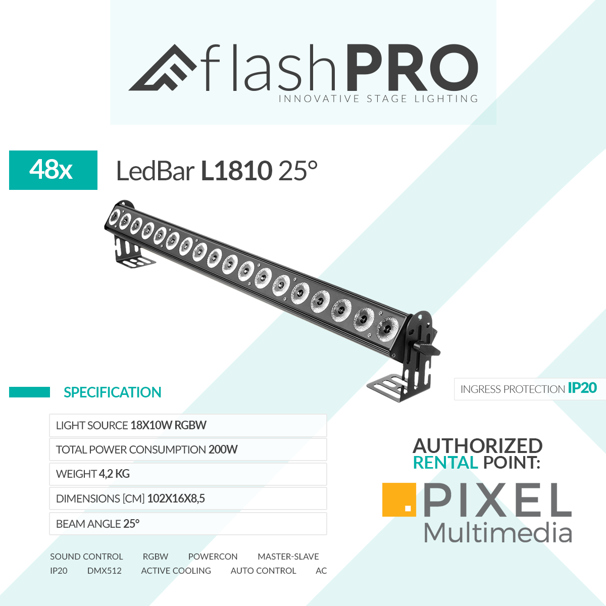 LedBar L1810 25°