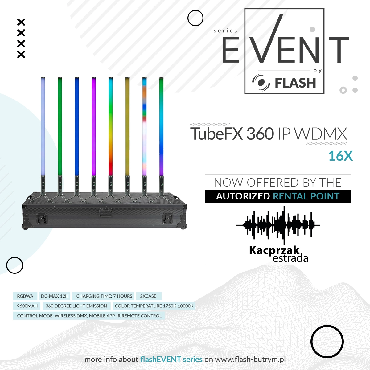 TubeFX 360 IP WDMX SET8