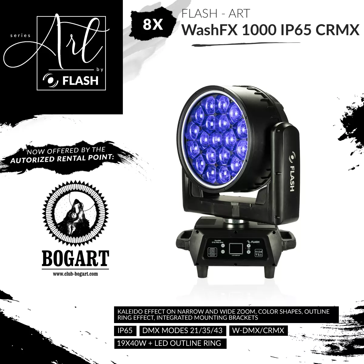 WashFX 1000 IP65 CRMX