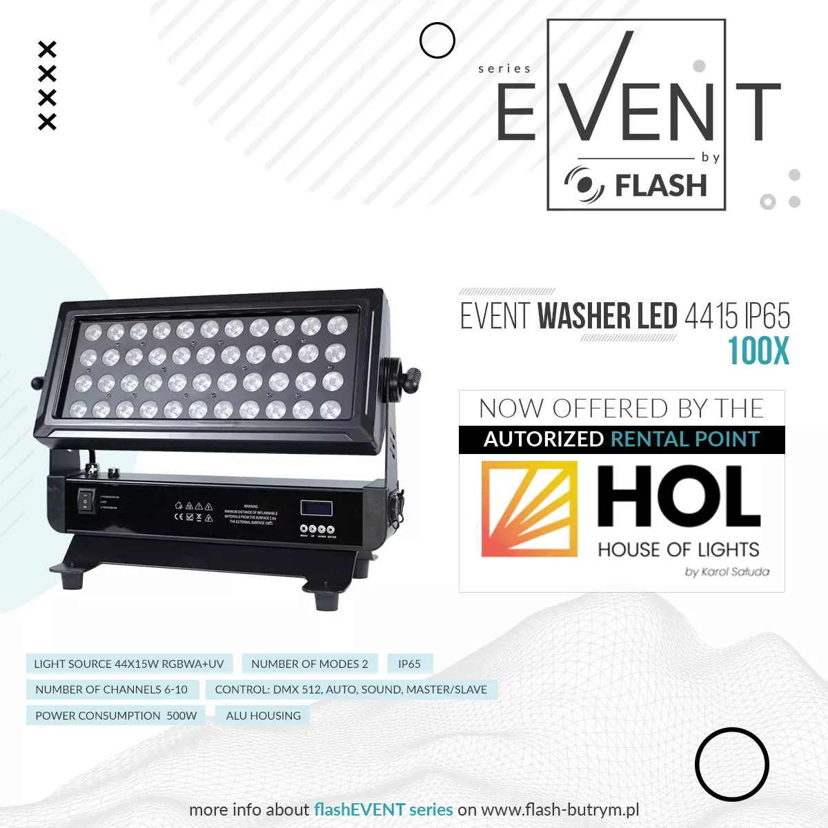 WASHER LED 4415 IP65