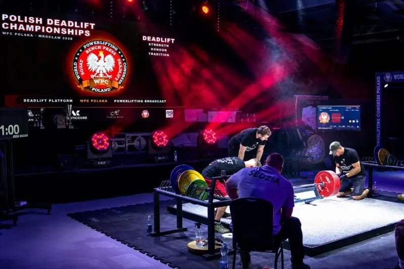 Polish RAW Deadlift Championships 2026 illuminated by FLASH-BUTRYM