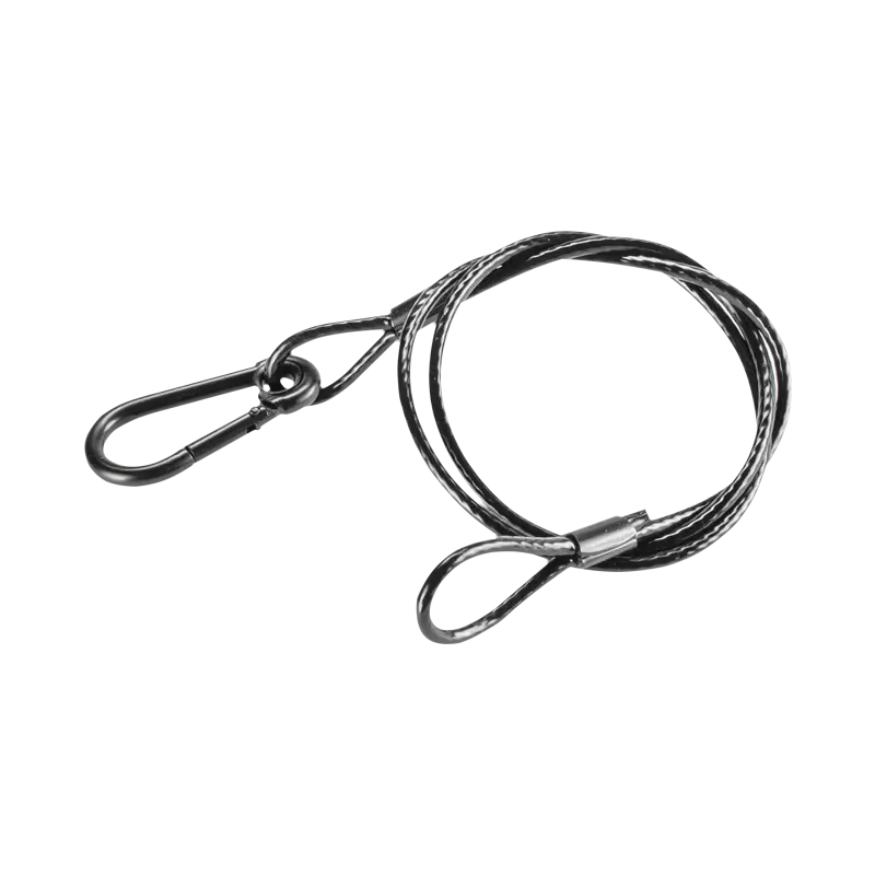 Safety Cable 85cm/4mm Black