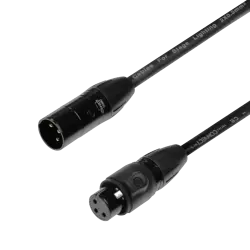 CABLE DATA DMX XLR3 0,5m - Przewód DMX 3-pin