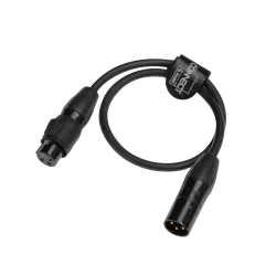 CABLE DATA DMX XLR3 0,5m - Przewód DMX 3-pin