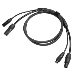 CABLE COMBO POWER-DATA XLR3 1,5m - Przewód hybrydowy - zasilający i sterujący DMX - TrueCON + XLR 3-pin