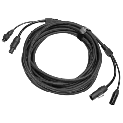 CABLE COMBO POWER-DATA XLR3 10,0 m - Przewód hybrydowy - zasilający i sterujący DMX - TrueCON + XLR 3-pin