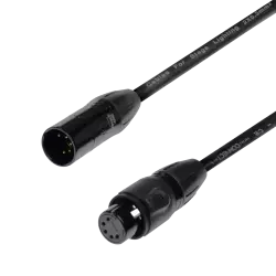 CABLE DATA DMX XLR5 1,5m - Cable DMX de 5 pines
