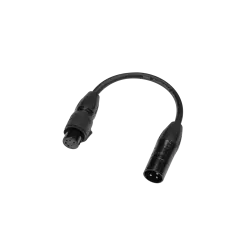 CABLE DATA ADAPTER DMX XLR3 M - XLR5 F  - DMX 3-pin Male to 5-pin Female Adapter