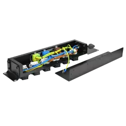 FBAR 6×1F–T1–RACK Rozdzielnia zasilania 230V do montażu w racku